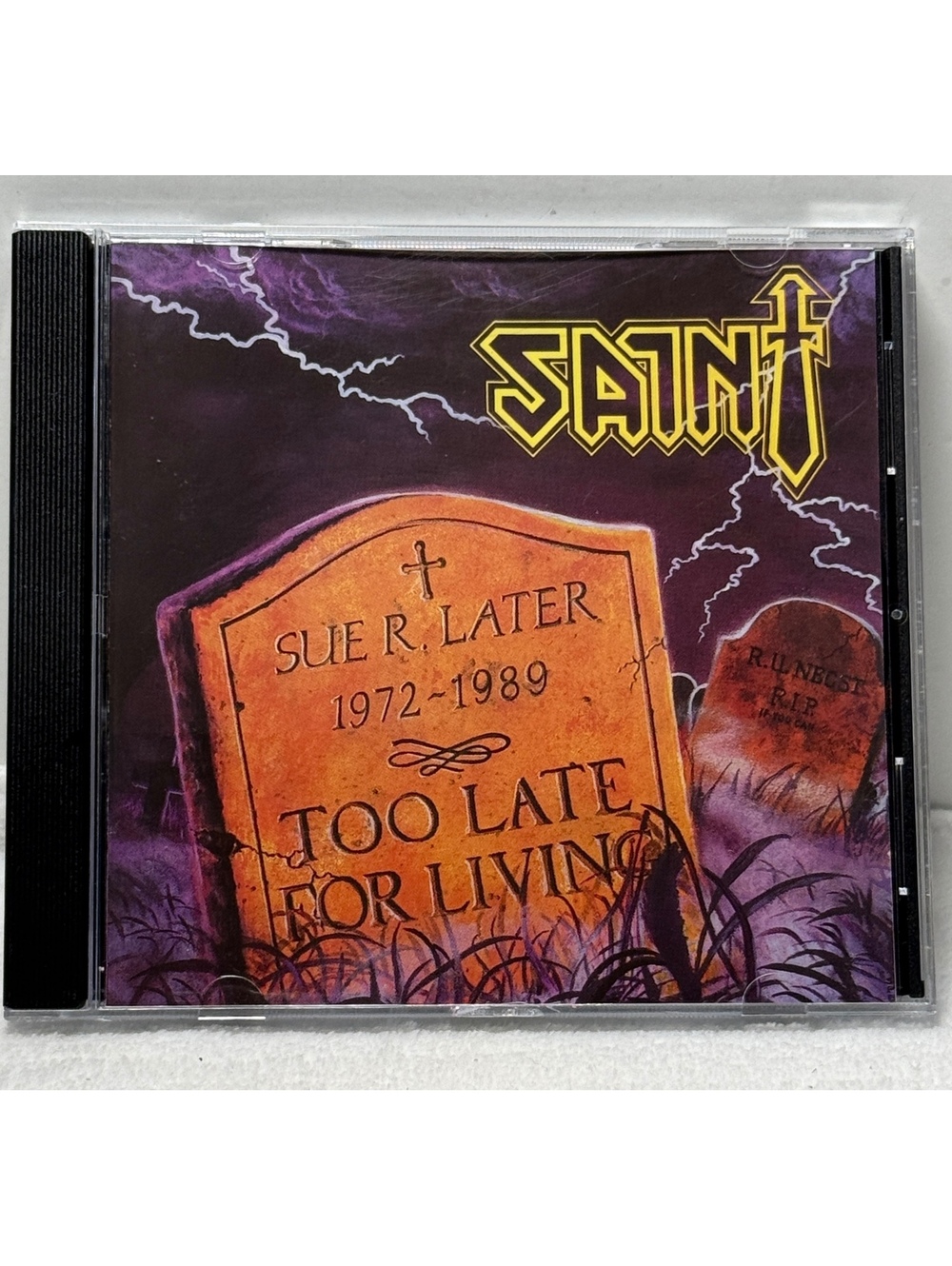 Saint Too Late for Living CD 2000 Armor Records OOP Christian Heavy Metal